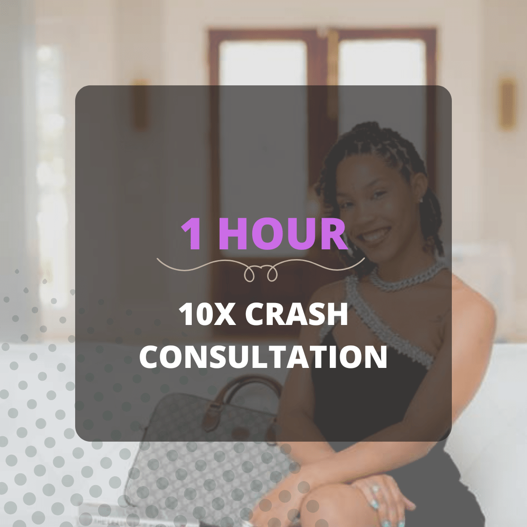 10X Crash consultation (1 hour) - AjaYada