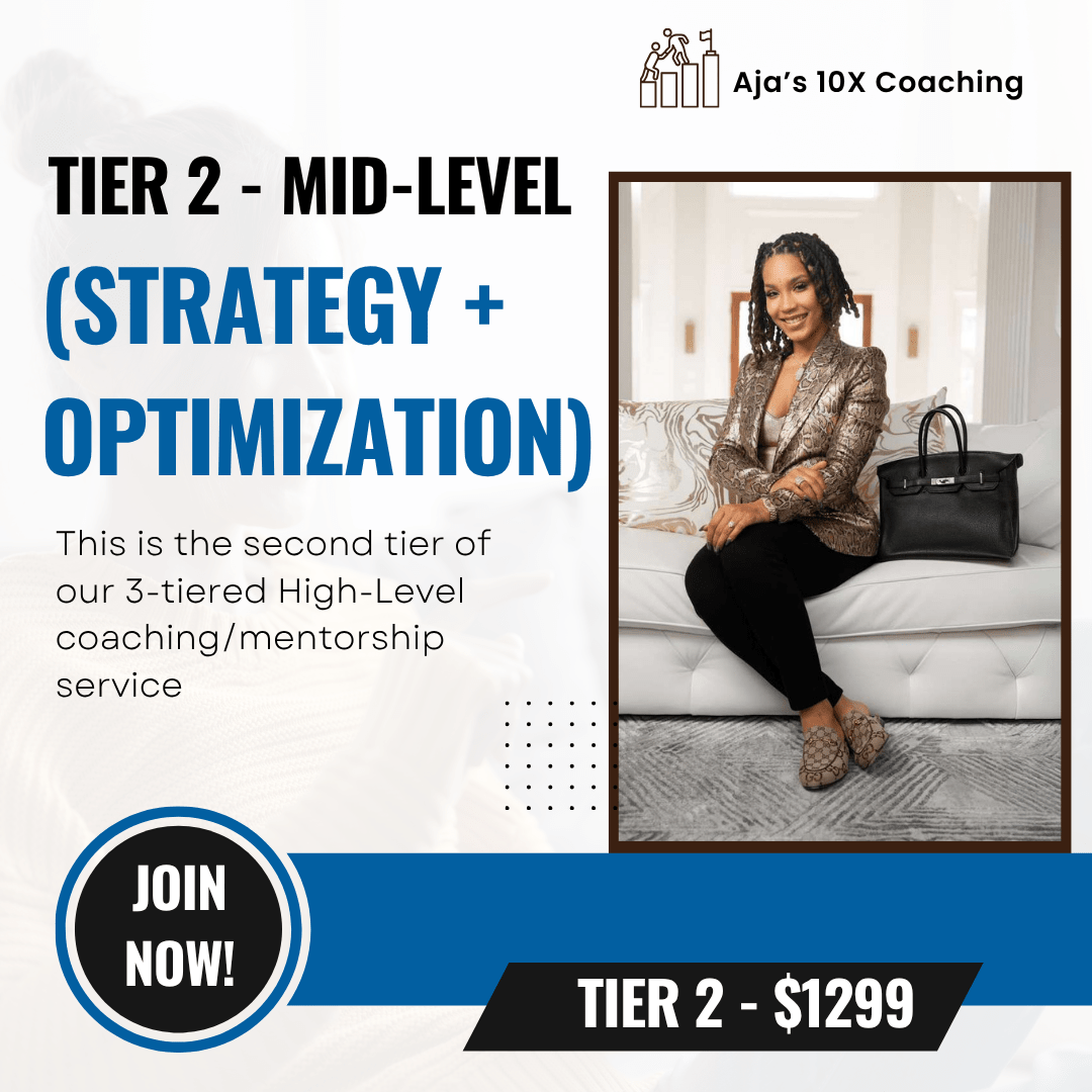 TIER 2 - Mid - level (Strategy + Optimization) - AjaYada